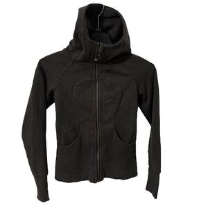 Lululemon Women's Green Scuba Hoodie Jacket Size 4